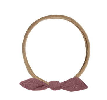 Quincy Mae Little Knot Headband - Plum