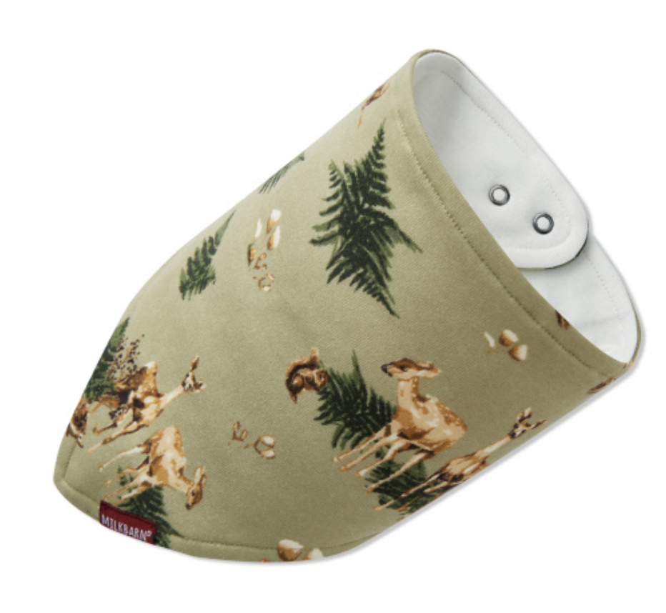 Milkbarn Kerchief Bib - Forest Party