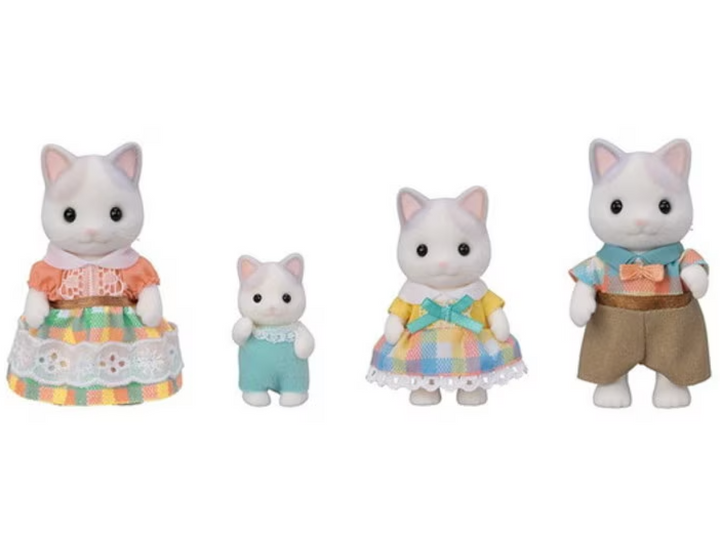 Calico Critters Latte Cat Family