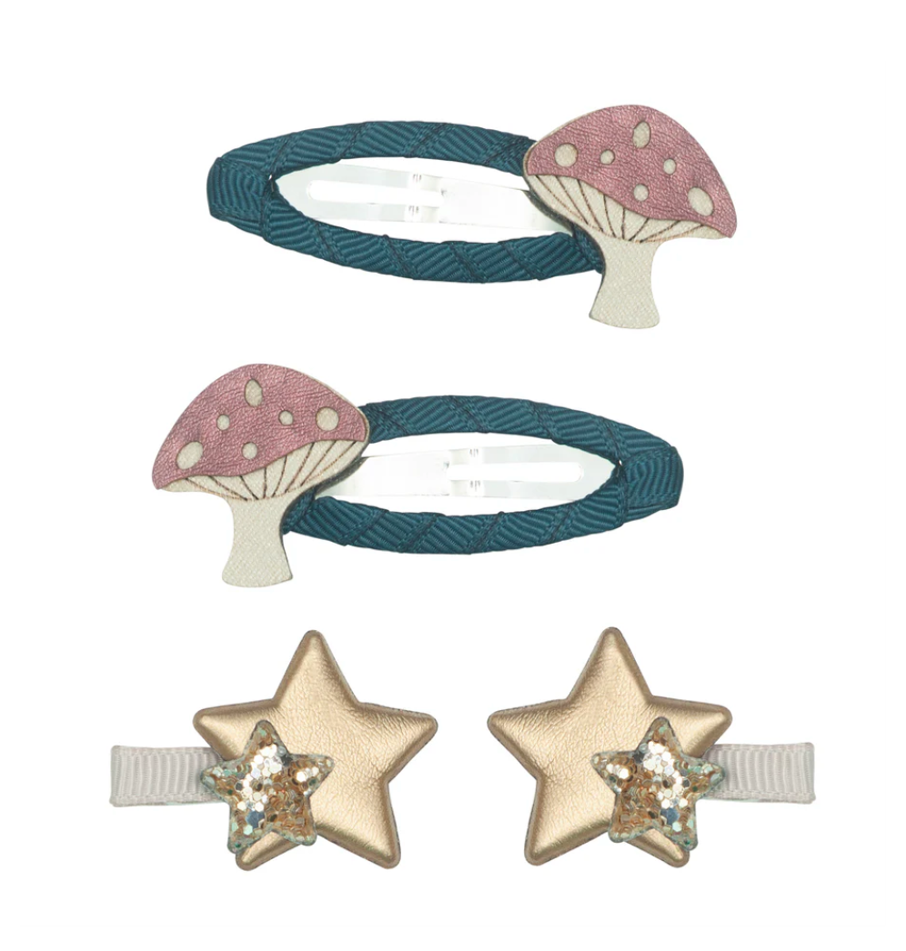 Mimi & Lula Magical Toadstool Clip Set