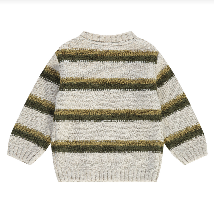 Babyface Pullover Sweater - Bone Stripe