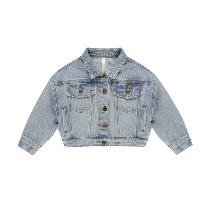 Rylee + Cru Denim Jacket - Light Washed Denim