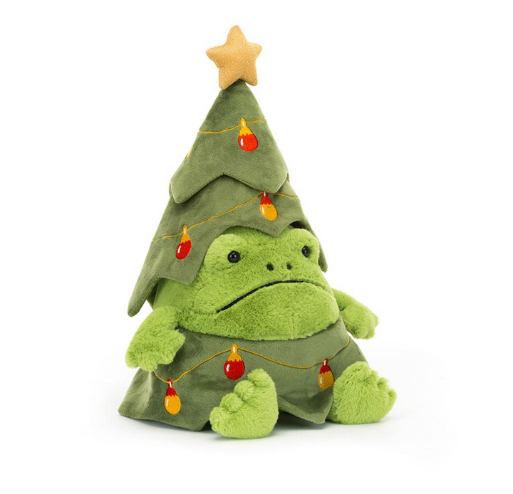 Jellycat Christmas Tree Ricky Rain Frog