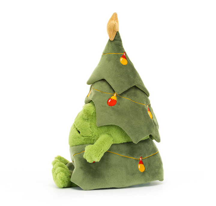 Jellycat Christmas Tree Ricky Rain Frog