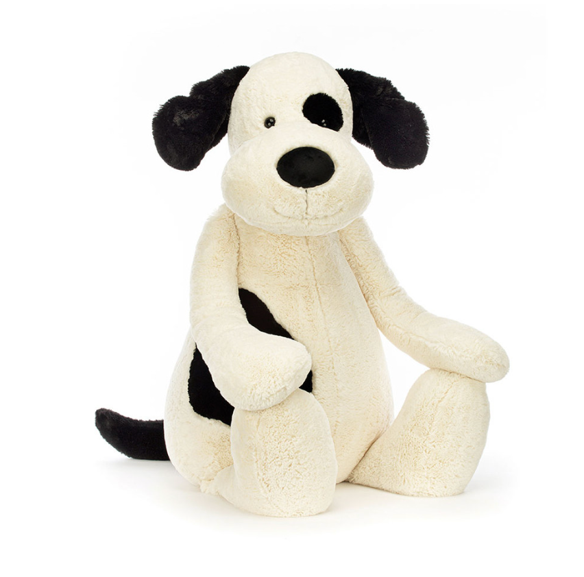 Jellycat Giant Black & White Puppy