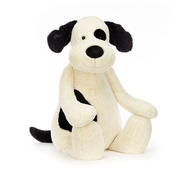 Puppy Jellycat Giant Black & White Puppy – Hopscotch Kids