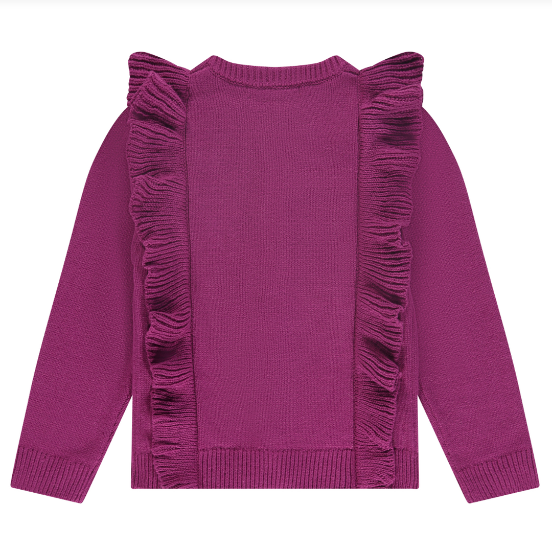 Babyface Cardigan - Magenta Purple