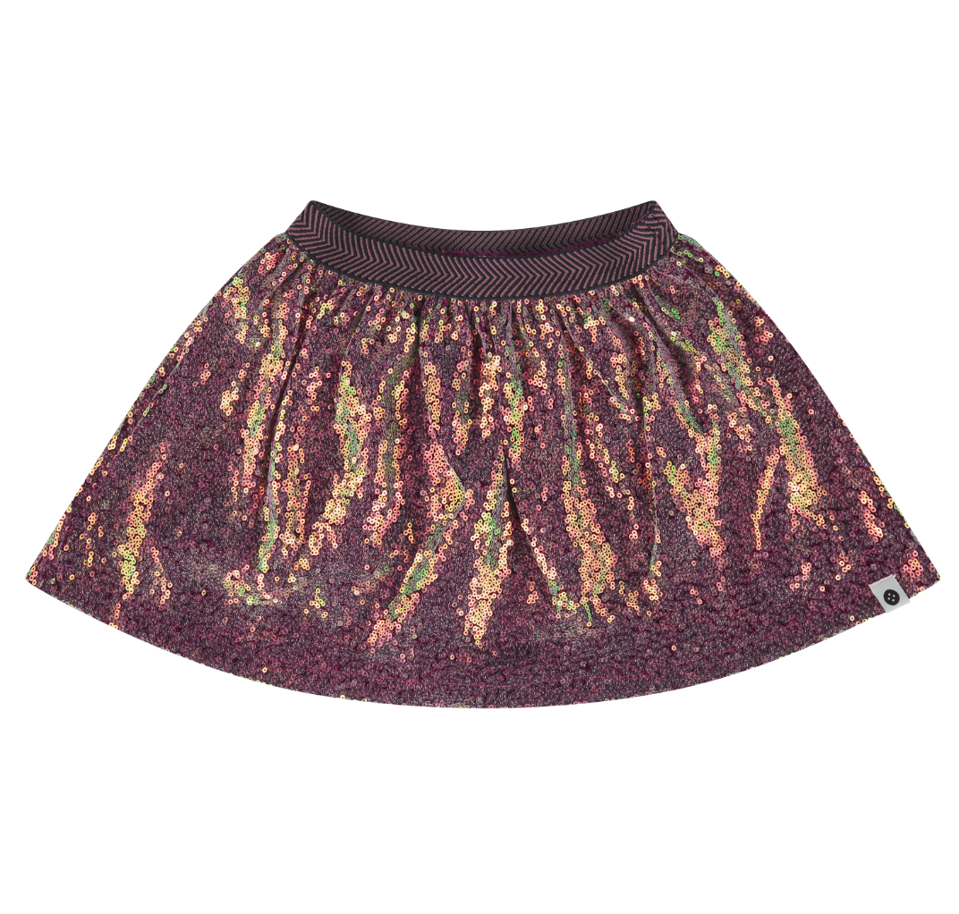 Babyface Sequin Skirt - Magenta Purple