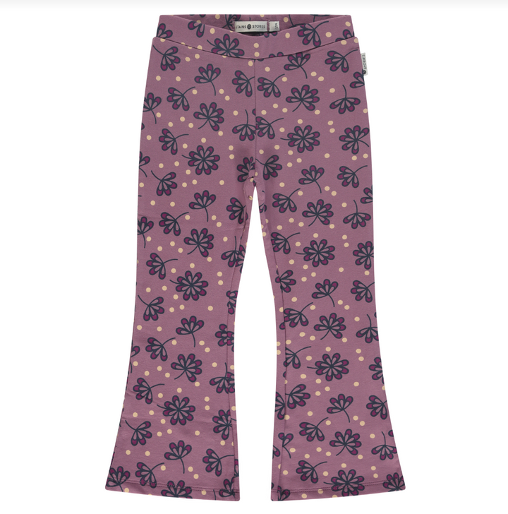 Babyface Mod Floral Flair Sweatpants - Dusty Purple