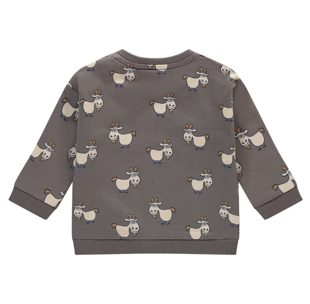 Babyface Mountain Goat Sweatshirt - Concrete