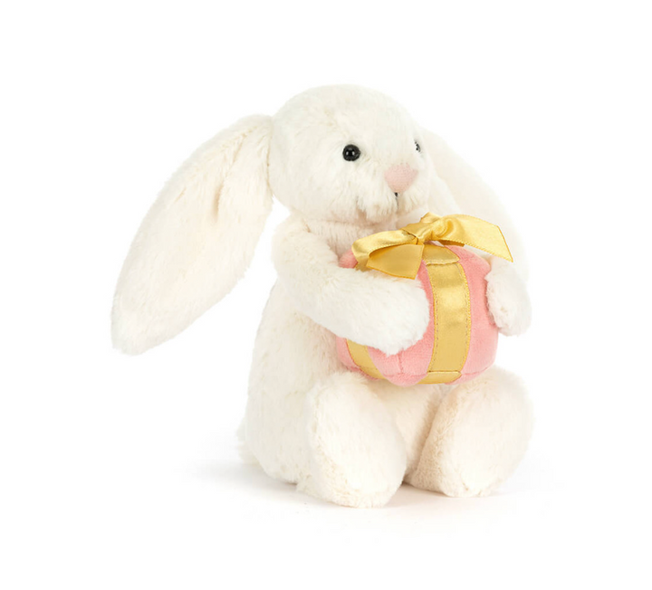 Jellycat Bashful Bunny With Present