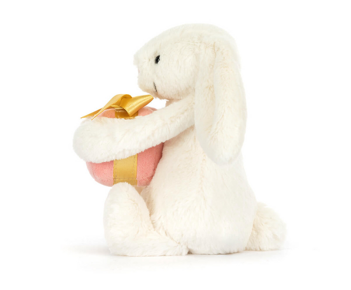 Jellycat Bashful Bunny With Present