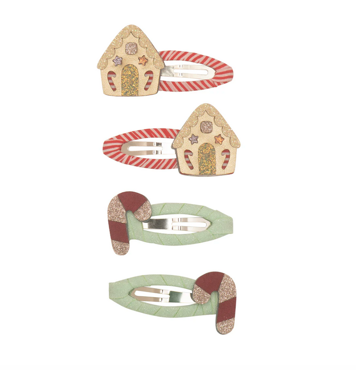 Mimi & Lula Gingerbread House Hair Clip Pack