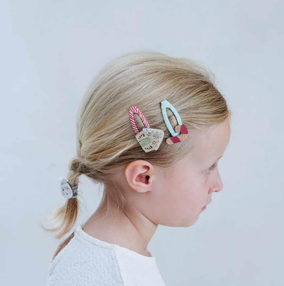 Mimi & Lula Gingerbread House Hair Clip Pack