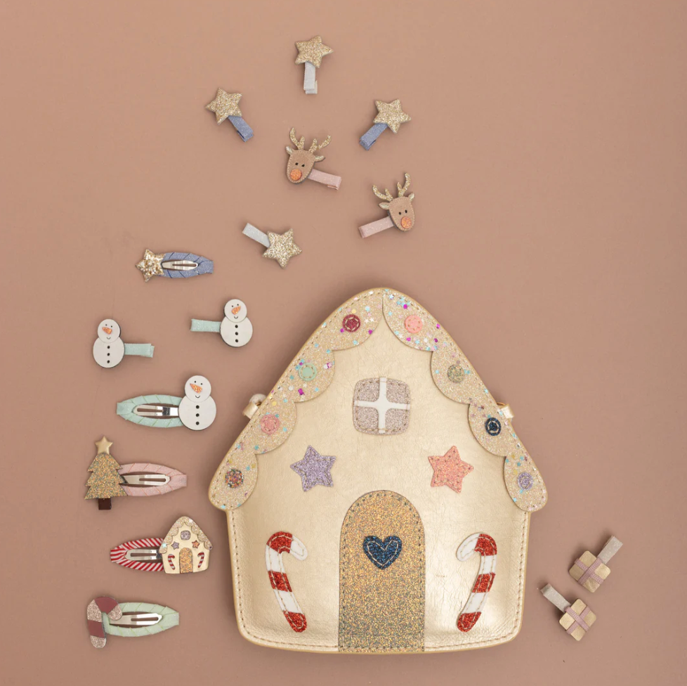 Mimi & Lula Gingerbread House Hair Clip Pack