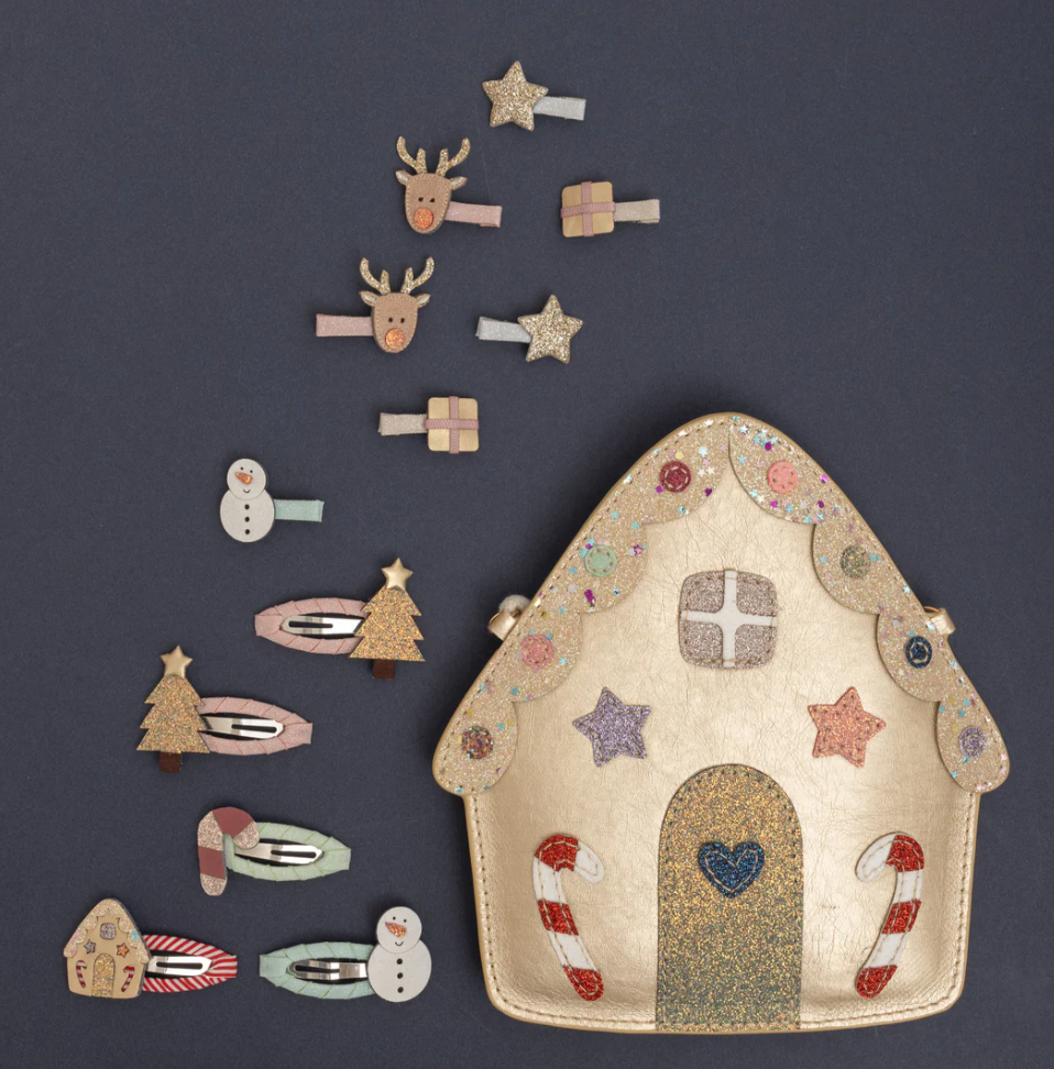 Mimi & Lula Gingerbread House Hair Clip Pack