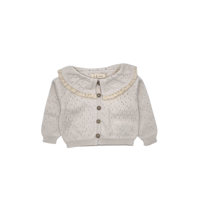 li & me Voile Knit Cardigan