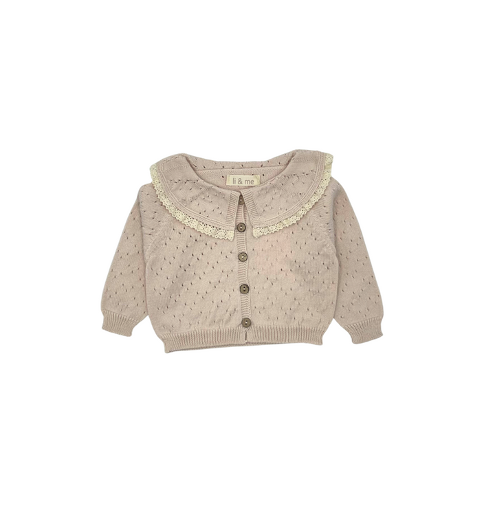 li & me Voile Knit Cardigan