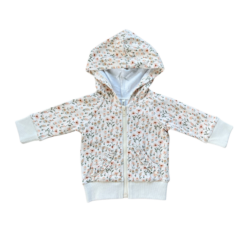 Babysprouts Hooded Jacket - Daisy Field