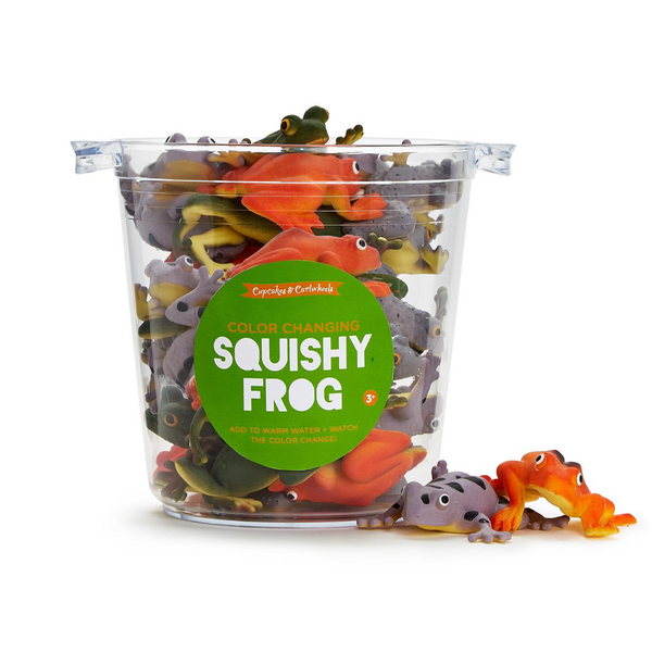 Cupcakes & Cartwheels Color Changing Squishy Frog – Hopscotch Kids OR