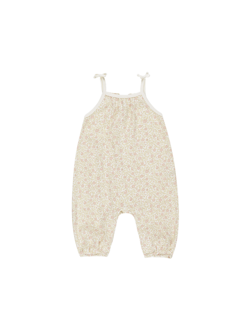 Quincy Mae Smocked Jumpsuit - Primrose