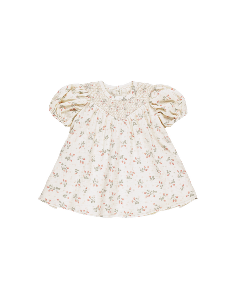 Quincy Mae Carina Dress - Strawberries