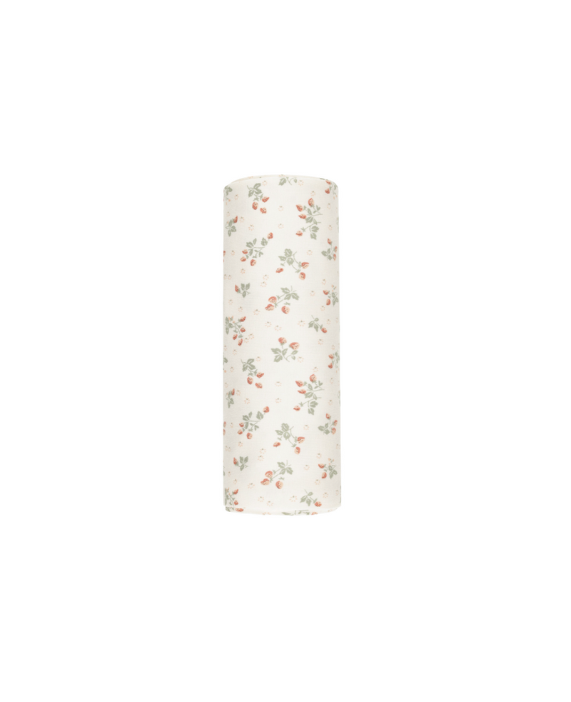 Quincy Mae Bamboo Swaddle - Strawberries