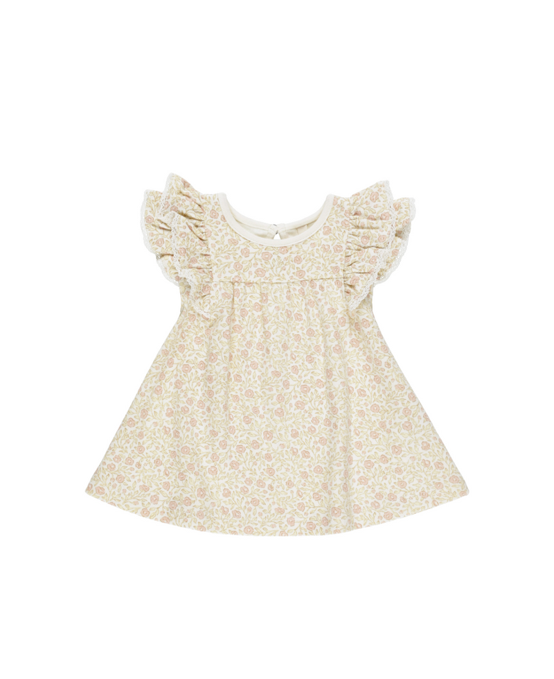 Quincy Mae Flutter Dress - Primrose