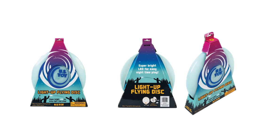 US Toy Light-Up Flying Disc