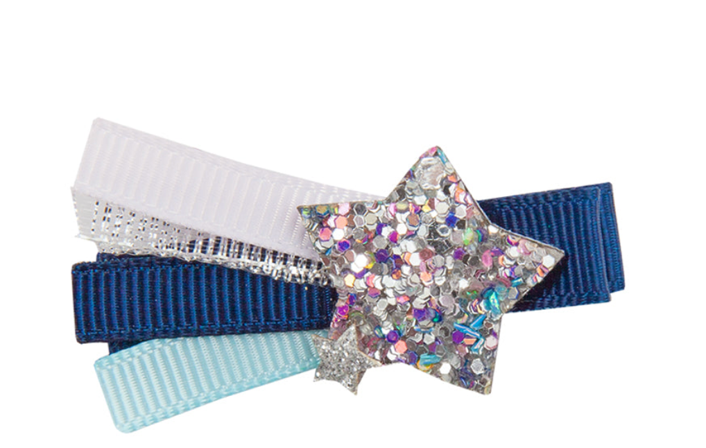 Great Pretenders Boutique Navy Star Hair Clip