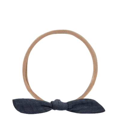 Rylee + Cru Little Knot Headband - Navy