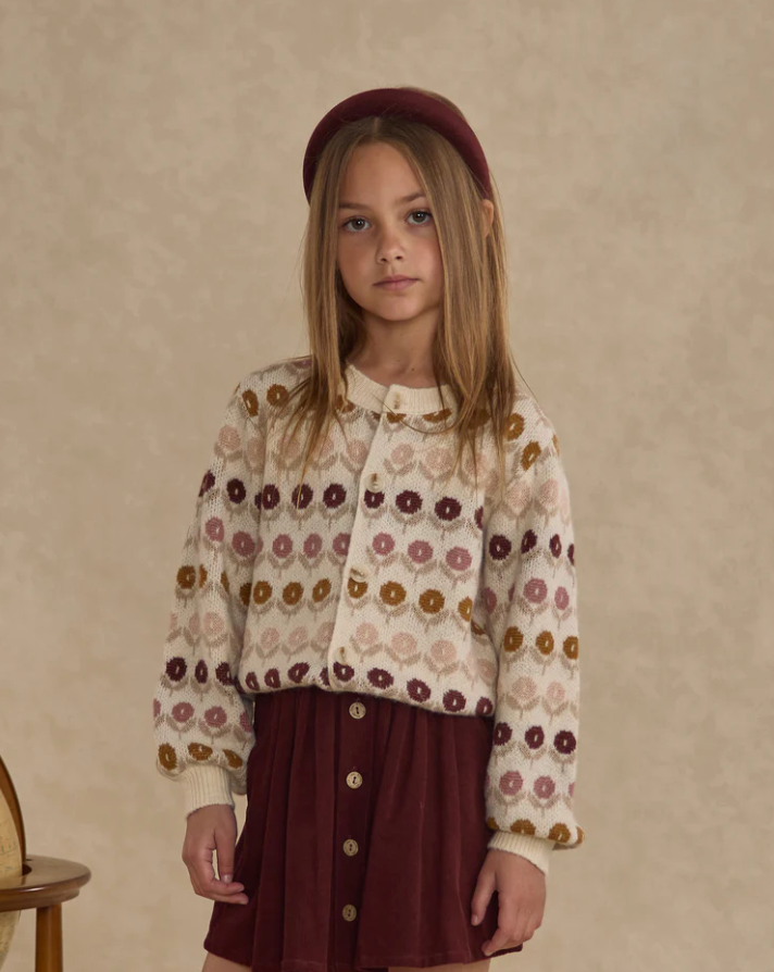 Rylee + Cru Padded Headband - Burgundy