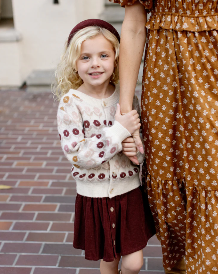 Rylee + Cru Padded Headband - Burgundy