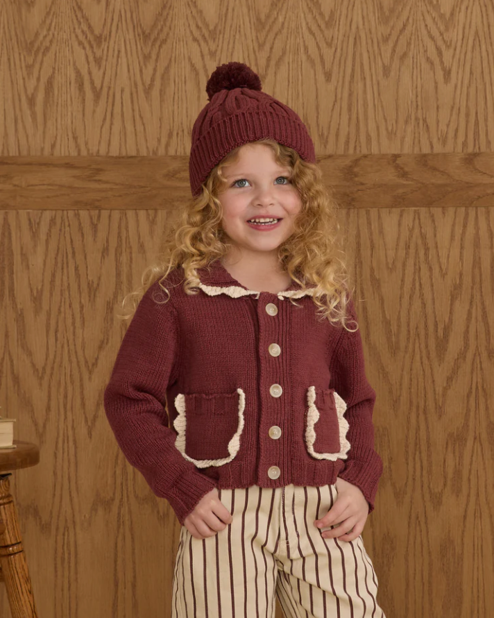 Rylee + Cru Beanie - Burgundy