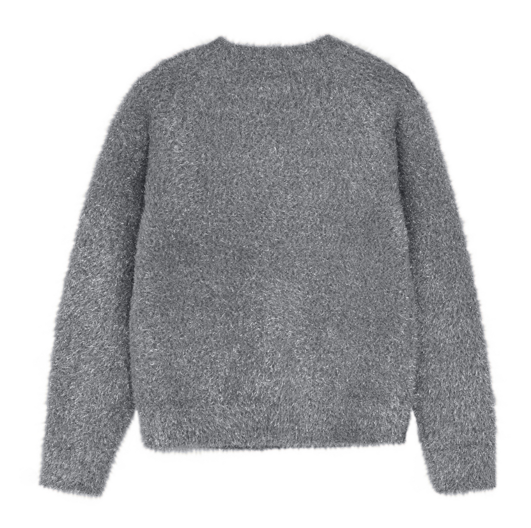 Creamie Knit Pullover Sweater - Iron Gate