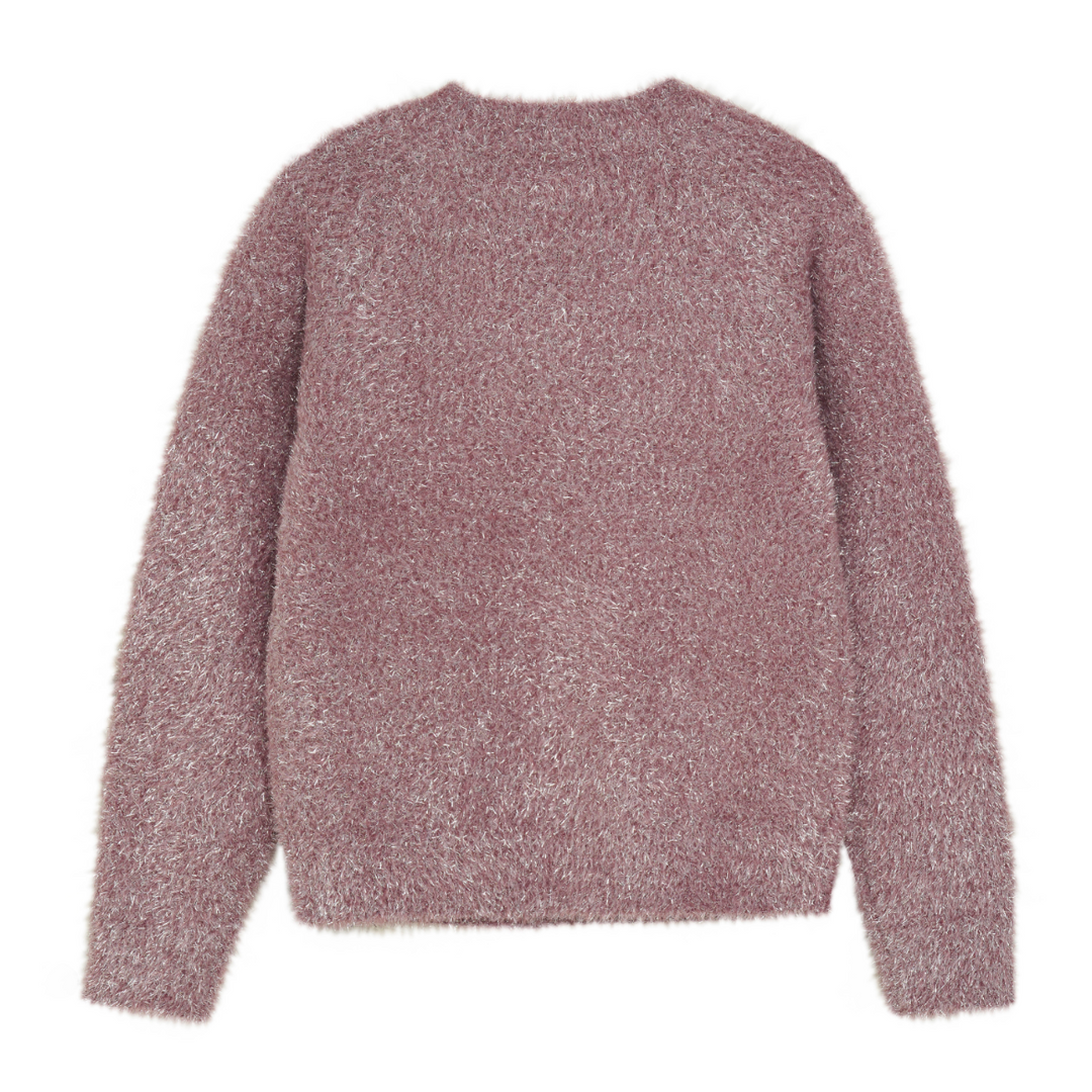 Creamie Pullover Knit Sweater - Crushed Berries