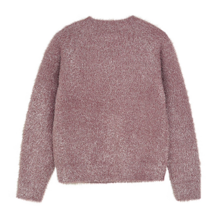 Creamie Pullover Knit Sweater - Crushed Berries