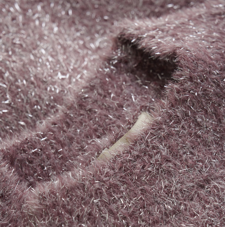 Creamie Pullover Knit Sweater - Crushed Berries