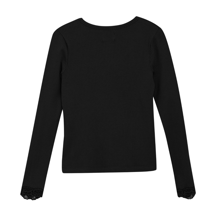 Creamie Long Sleeve T-Shirt - Black