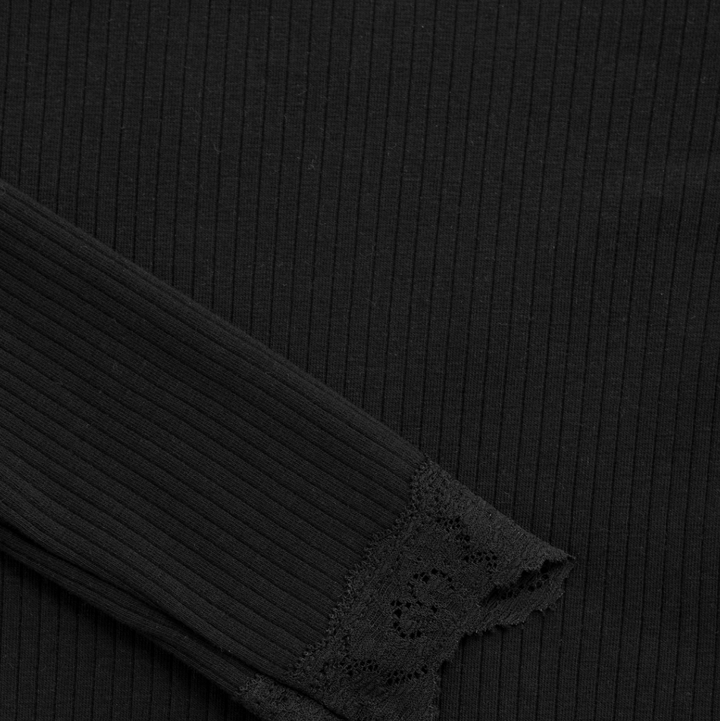 Creamie Long Sleeve T-Shirt - Black