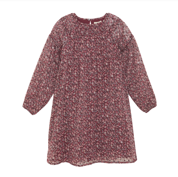 Creamie Dress Dobby - Vineyard Wine