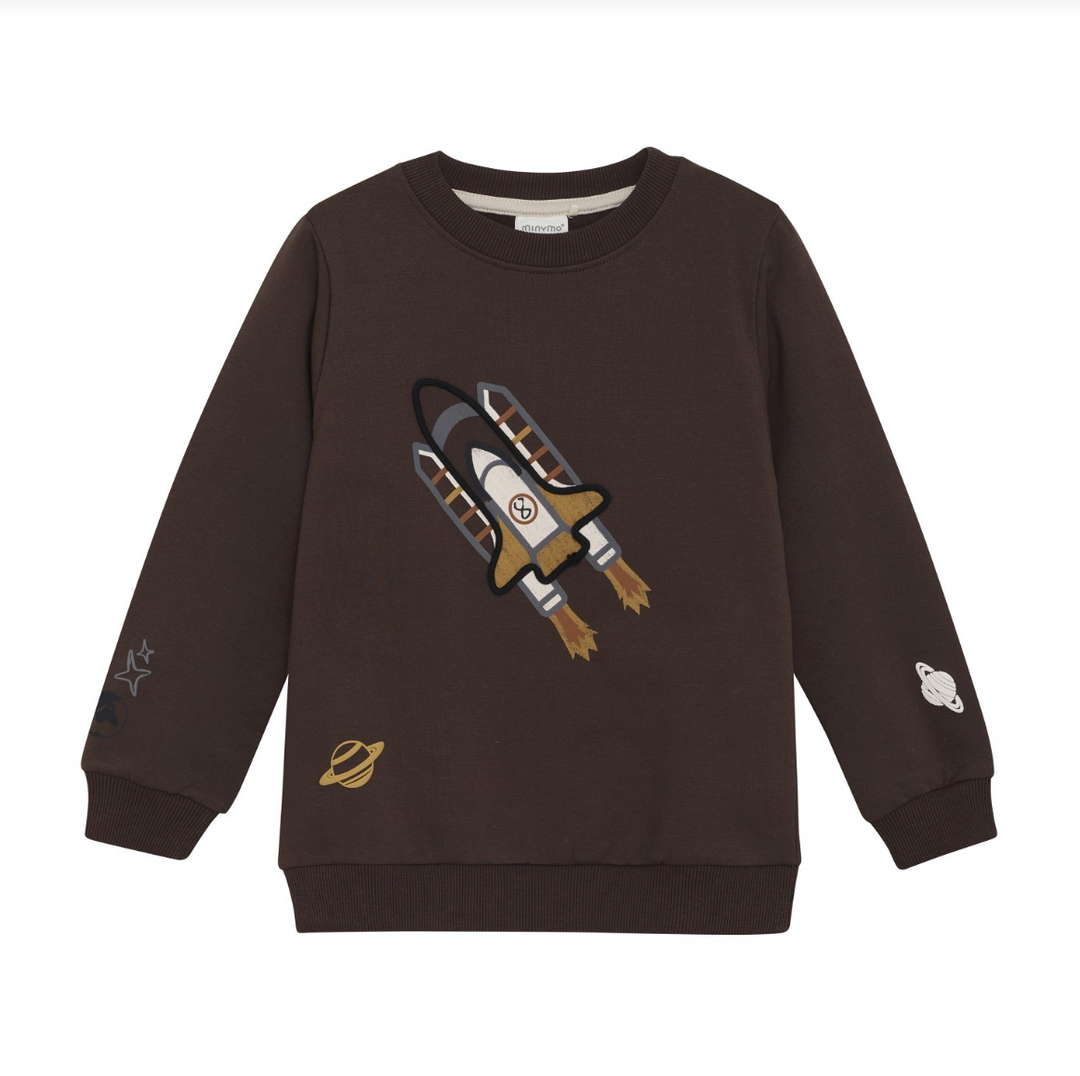 Minymo Rocket Sweatshirt - Bracken