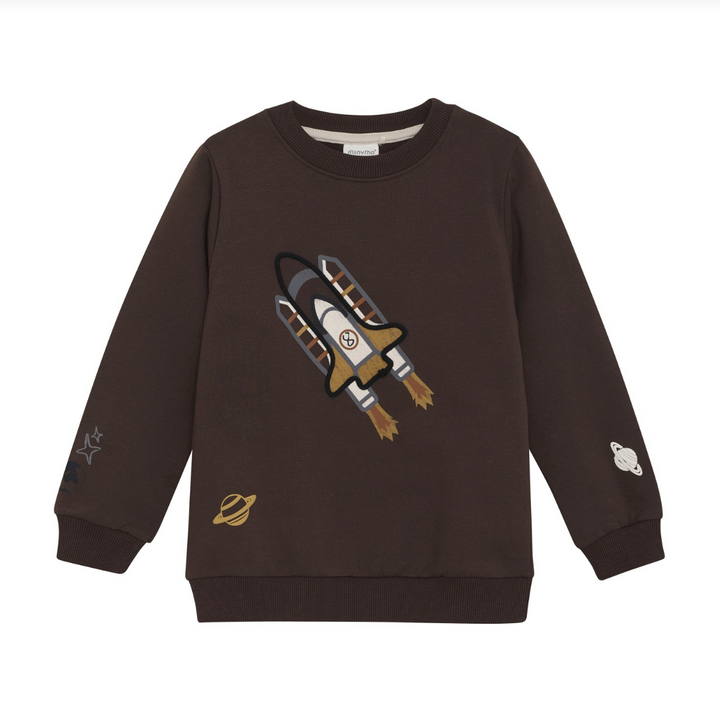 Minymo Rocket Sweatshirt - Bracken