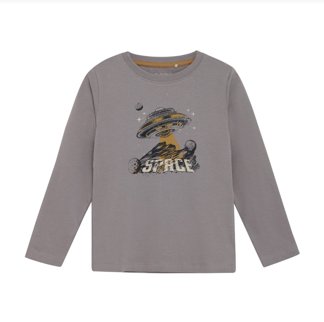 Minymo UFO Space Tee - Cloudburst