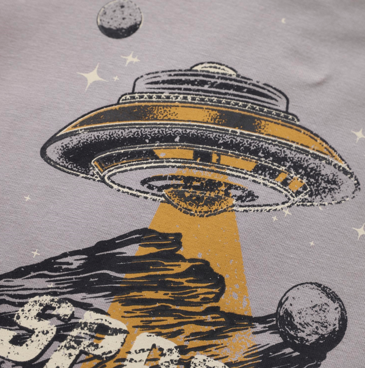 Minymo UFO Space Tee - Cloudburst