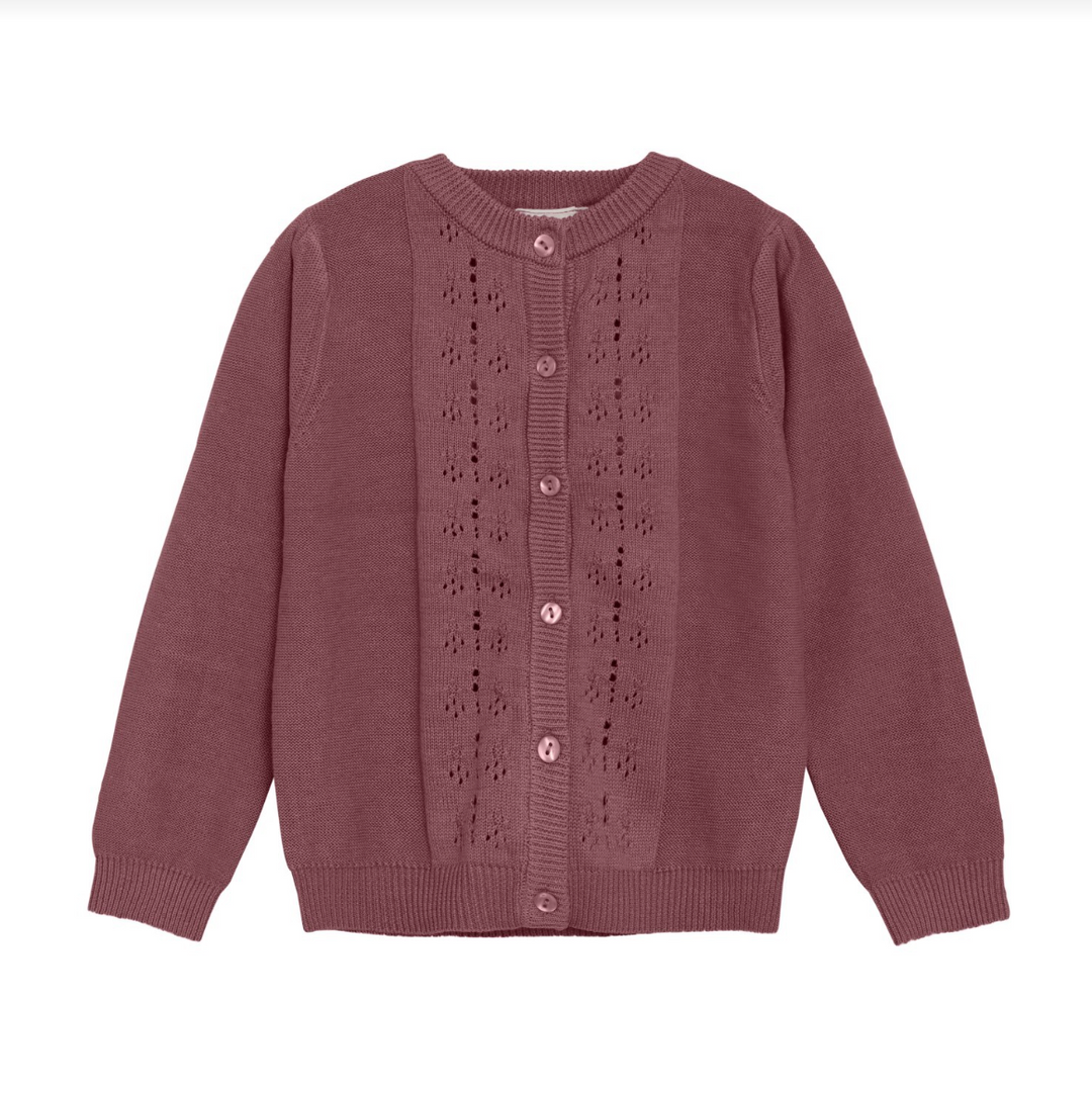 Minymo Withered Rose Cardigan