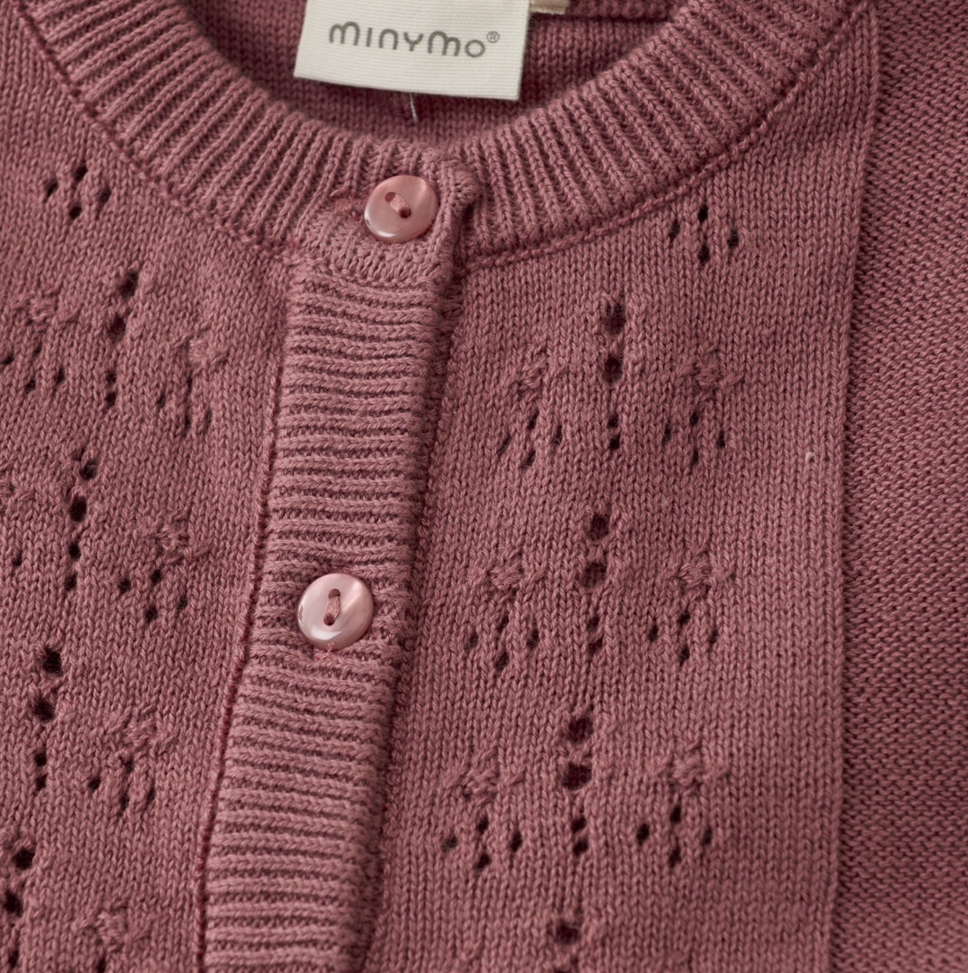 Minymo Withered Rose Cardigan