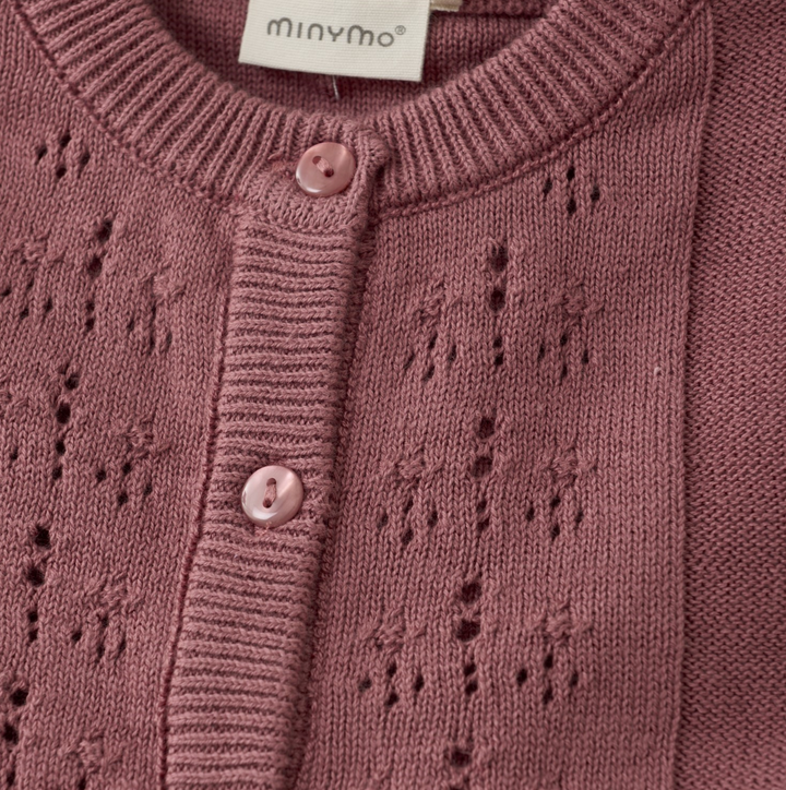 Minymo Withered Rose Cardigan