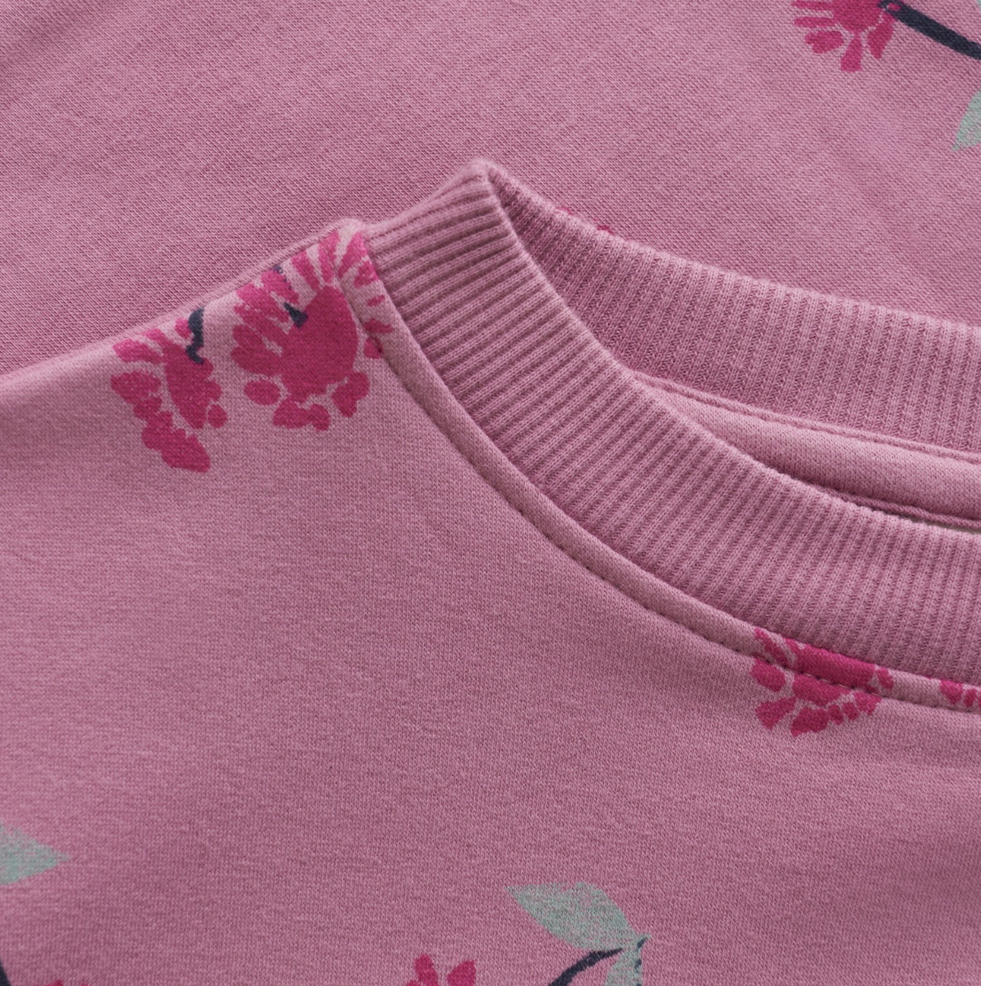Minymo Cherry Sweatshirt - Mauve Orchid