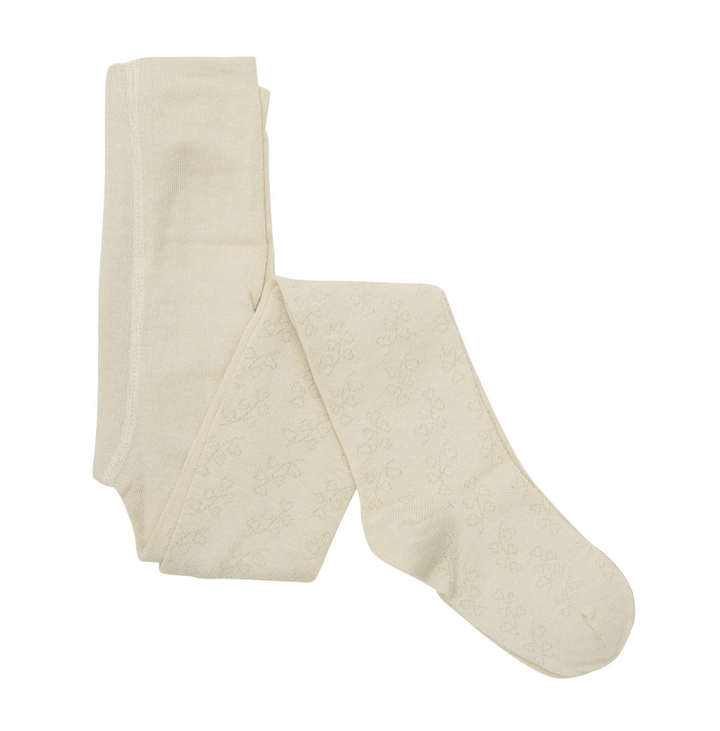 Minymo Misty Rose Ivory Tights 2 Pack